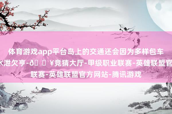 体育游戏app平台岛上的交通还会因为多样包车的旅游大巴堵得水泄欠亨-🔥竞猜大厅-甲级职业联赛-英雄联盟官方网站-腾讯游戏