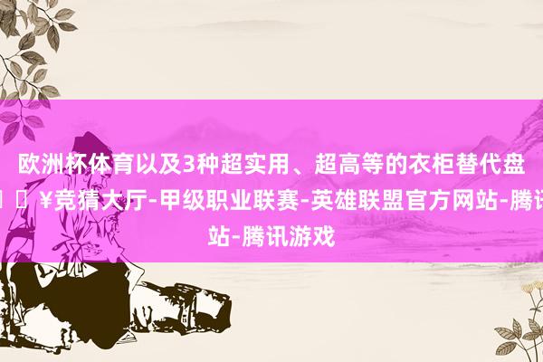 欧洲杯体育以及3种超实用、超高等的衣柜替代盘算-🔥竞猜大厅-甲级职业联赛-英雄联盟官方网站-腾讯游戏