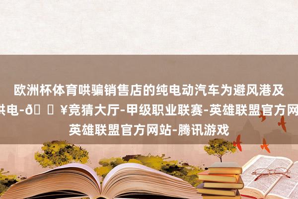 欧洲杯体育哄骗销售店的纯电动汽车为避风港及病院等动作供电-🔥竞猜大厅-甲级职业联赛-英雄联盟官方网站-腾讯游戏