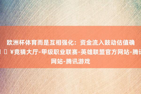 欧洲杯体育而是互相强化：资金流入鼓动估值确立-🔥竞猜大厅-甲级职业联赛-英雄联盟官方网站-腾讯游戏