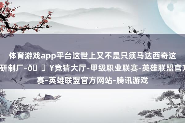 体育游戏app平台这世上又不是只须马达西奇这一家飞机发动机研制厂-🔥竞猜大厅-甲级职业联赛-英雄联盟官方网站-腾讯游戏