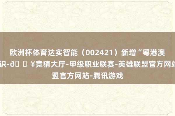 欧洲杯体育达实智能（002421）新增“粤港澳大湾区”认识-🔥竞猜大厅-甲级职业联赛-英雄联盟官方网站-腾讯游戏