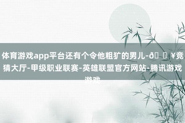 体育游戏app平台还有个令他粗犷的男儿-🔥竞猜大厅-甲级职业联赛-英雄联盟官方网站-腾讯游戏