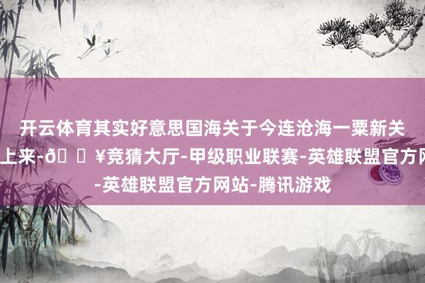 开云体育其实好意思国海关于今连沧海一粟新关税皆未能征收上来-🔥竞猜大厅-甲级职业联赛-英雄联盟官方网站-腾讯游戏