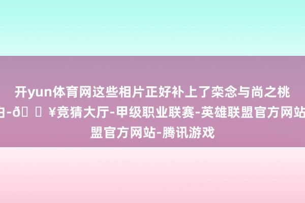 开yun体育网这些相片正好补上了栾念与尚之桃结局的留白-🔥竞猜大厅-甲级职业联赛-英雄联盟官方网站-腾讯游戏